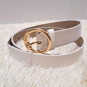 Steve Madden Wide White Ladies Belt